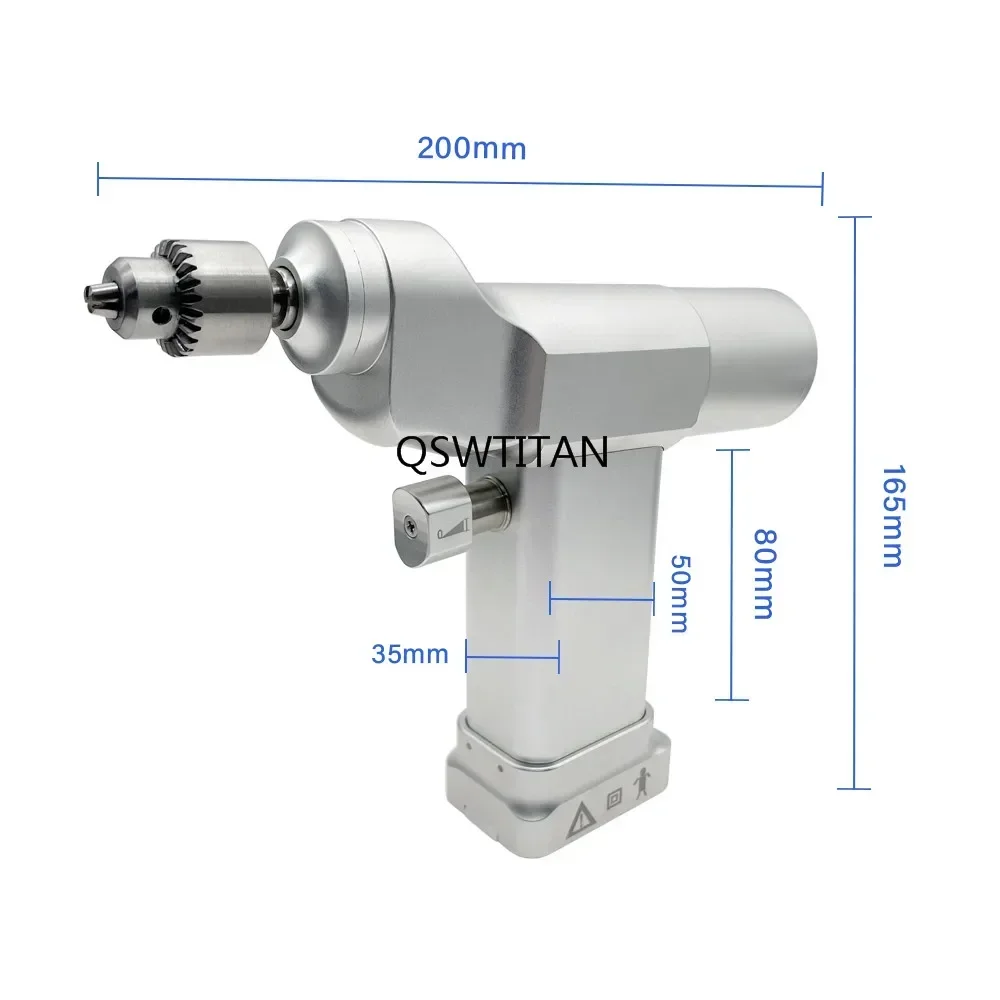 QSWTITAN Orthopedic Electric Drill Cannulated Drill Micro Bone Drill Medical Bone Surgical Instruments Veterinary