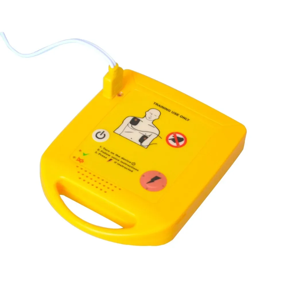 1 Set Mini AED Trainer XTF-D009 Teaching Training Device For Cardiopulmonary Resuscitation Single Language