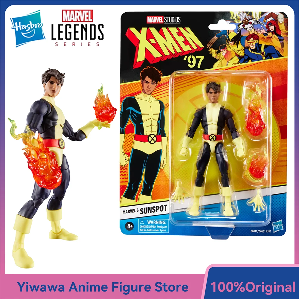 

Original NEW Hasbro Marvel Legends Series Marvel's Sunspot (X-Men '97) 6-Inch-Scale Excellent Anime Action Figure Model Toys