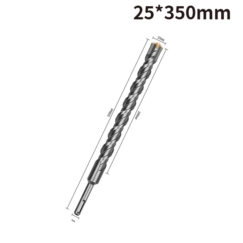 foret-sds-plus-haute-precision-a-quatre-tranchants-longueur-350-mm-pour-applications-sur-beton-arme