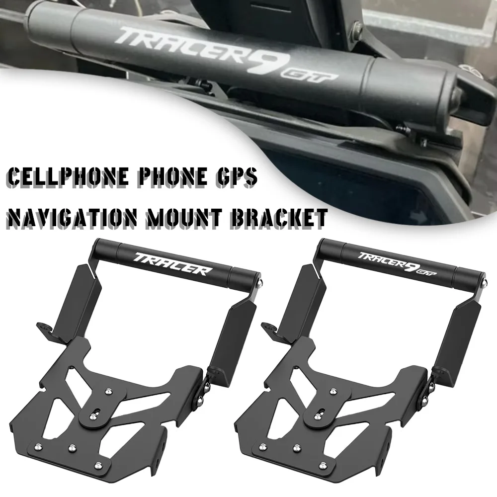 

For YAMAHA Tracer 9 GT 9GT+ Plus 2023 2024 Tracer 9 GT+ GPS Navigation Phone Holder Cellphone Bracket Extension Holder Tracer9gt