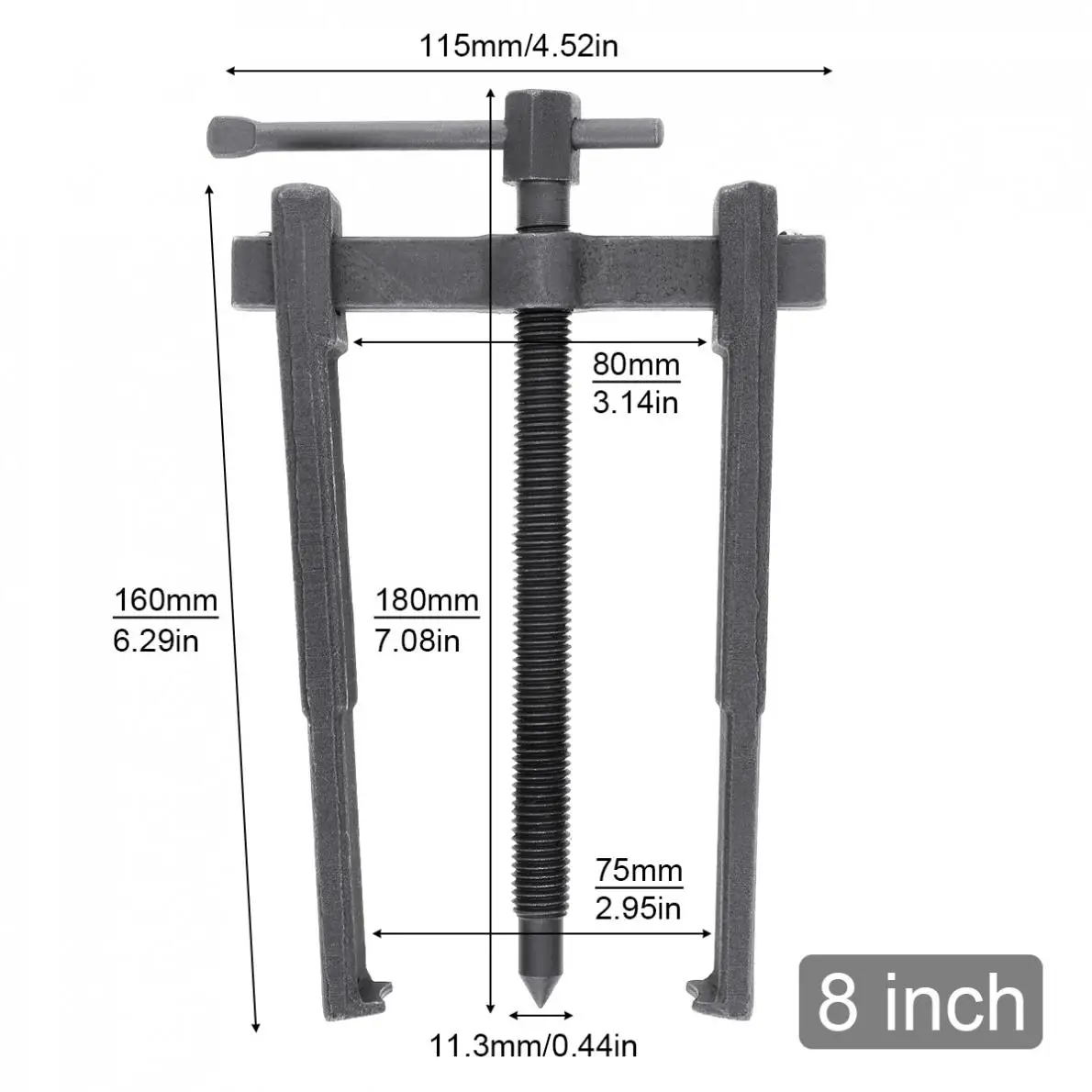 

8inch 200mm Two Claw Puller Separate Lifting Device Pull Bearing Auto Mechanic Hand Tools Bearing Rama