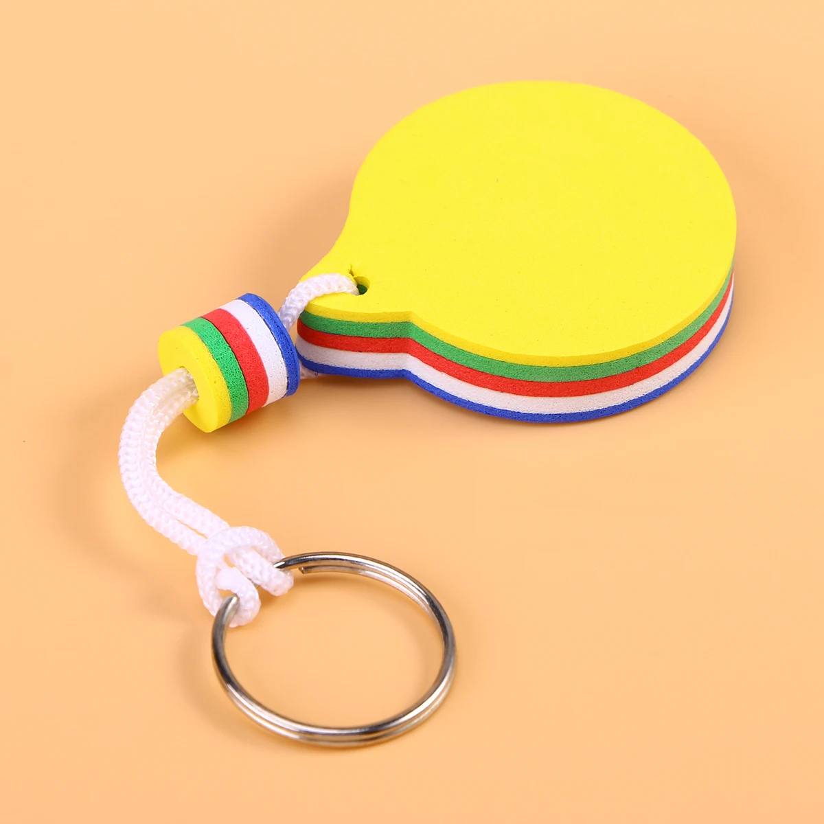 

2 Pcs/pack Floating Keychain Boat Keyring Accessories with Cover EVA Floater Buoyant Pool Party Boating Holder Chains for Boats
