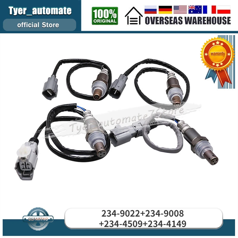 

Для Lexus RX350 3.5L 2008-2010 Toyota Highlander 3.5L датчик O2 вверх и вниз 234-9022 234-9008 234-4509 234-4149