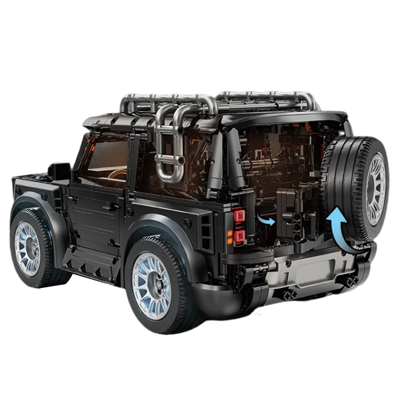 2089 PCS Technical 1:8 Off-road Defender Sports Car building blocks Model Set MOC 42110 Vehicle Toys Bricks for Boys Adult Gifts