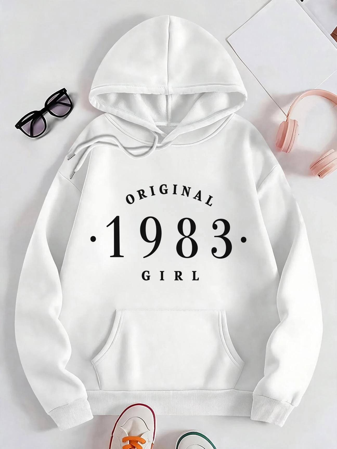 1983 1983 Vintage Women's Long Sleeve Hoodies Fashion Graphic Sweatshirts Hooded Trend Style Pullovers Clothes Female Outfit Cheap - Aliexpress Deal