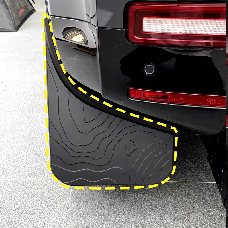 

Mudguard Front Rear Wheel Black Plastic Mud Flaps Mud Guard Car Fender For 2020-2025 land rover defend 110/90