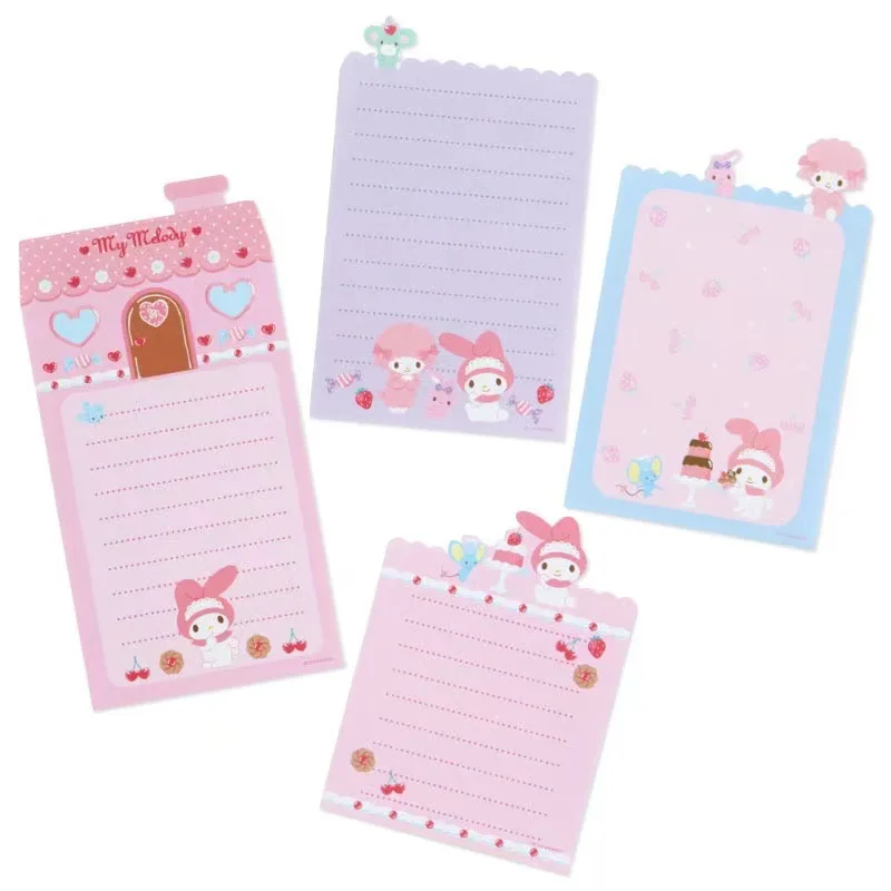 Cartoon Tearable Note Book Ins Sanrio Note Paper Hand Account Book Notebook Message Strip Non-sticky Small Book