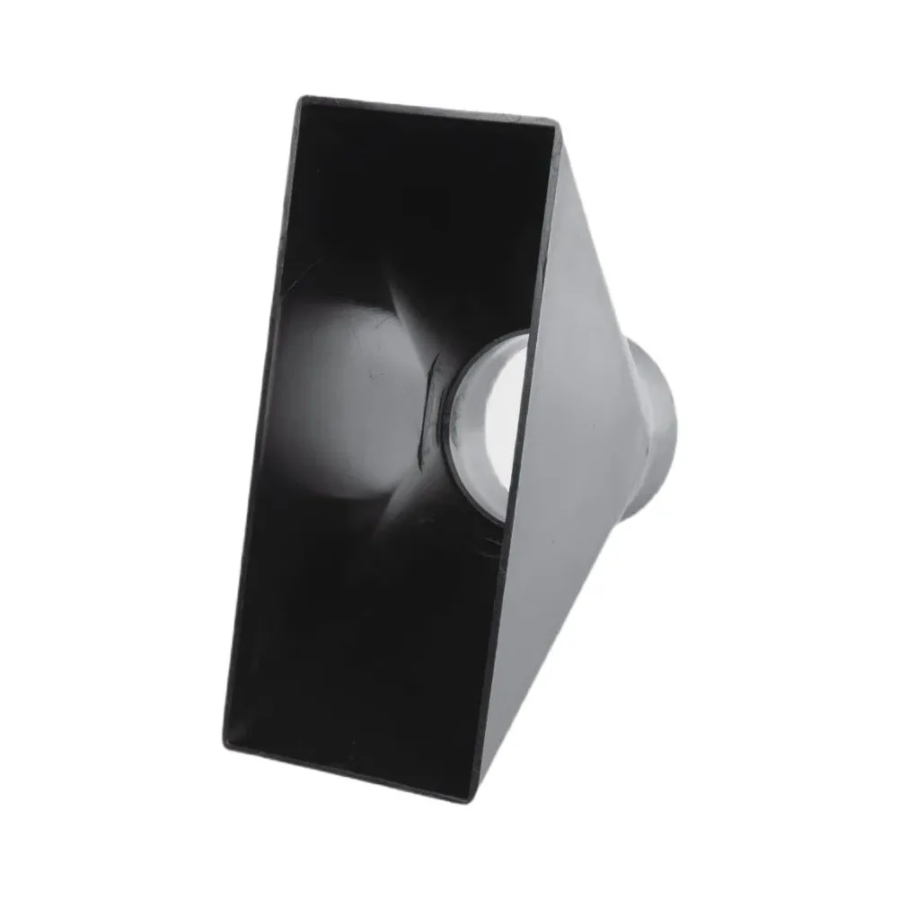 Rectangular Nozzle Dust Collector Suction Port For 100mm Vacuum Hose, Plastic Funnel Adapter For Woodworking Sawdust Extraction,
