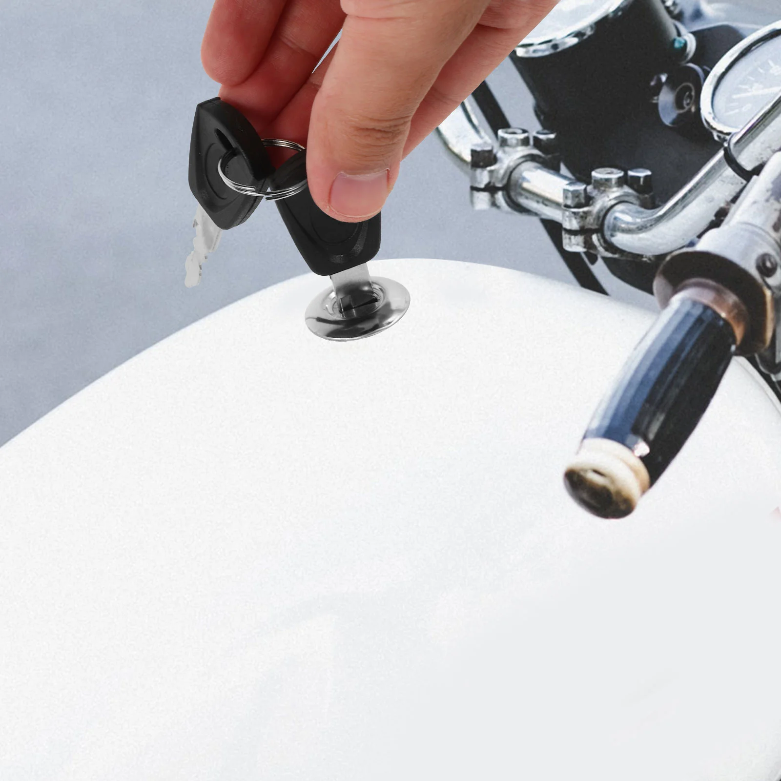 

Electric Scooter Seat Lock Universal Fit Heavy Duty Anti-Theft Lock For Motorcycle Moped Scooter Parts Motorcycle