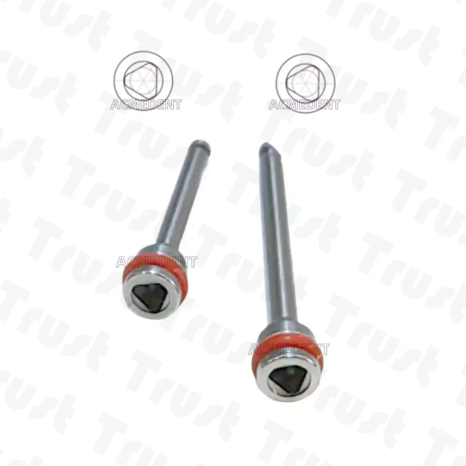 Temporary Anchorage System Mandrel Implants - Mini Micro Screws with Handpiece Key for Precise Orthodontic Applications