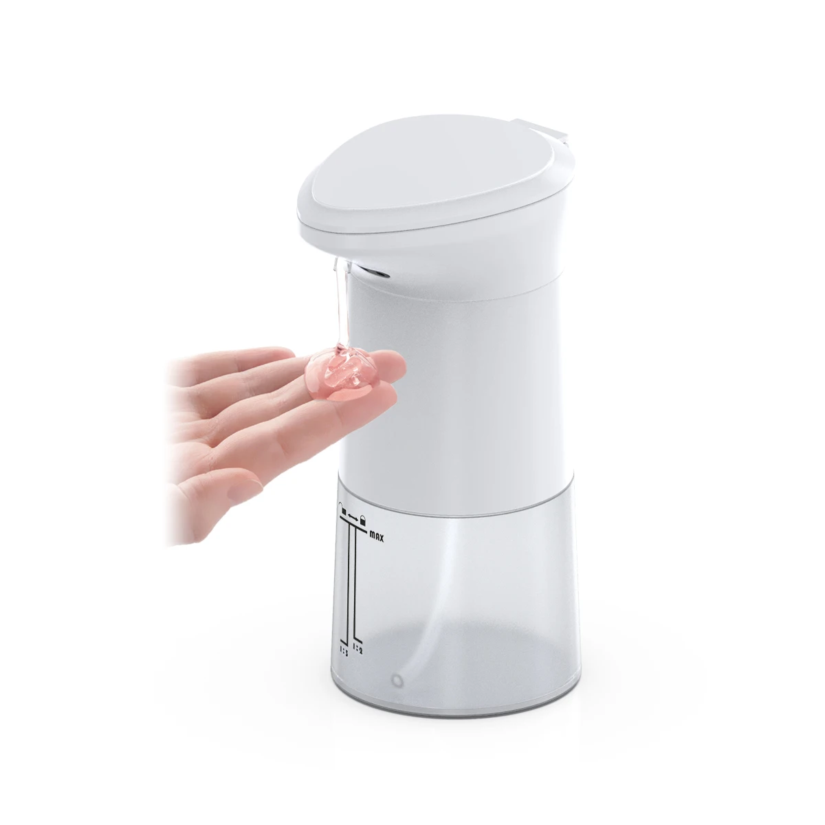 Dispensador automático de jabón de espuma con panel táctil para lavado a mano, baño, cocina, hotel, marca privada, barato