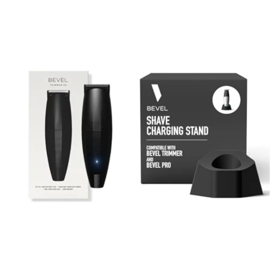 

Beard Travel Trimmer SE for Men - Lightweight Cordless with 4 Hour Rechargeable Battery Tool Free Adjustable Zero Gapped Blade