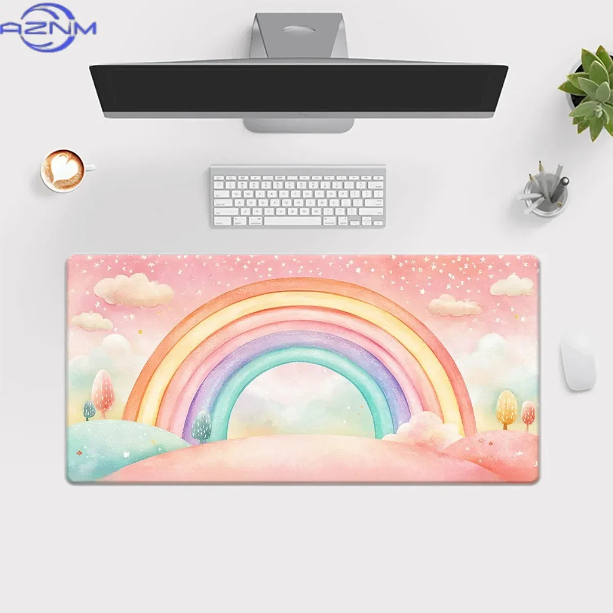 Holiday Present Mouse Mat Non Skid Washable Waterproof Desktop Pad Gift for Laptop PC Users