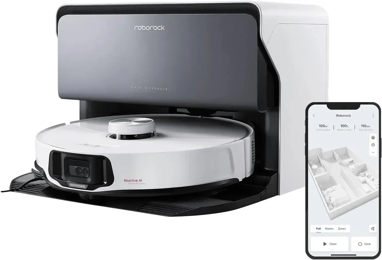 100% BEST DEAL SALES: NEW Roborock S8 Max Ultra Robot Vacuum and Mop Combo - Auto Mop Drying & Washing