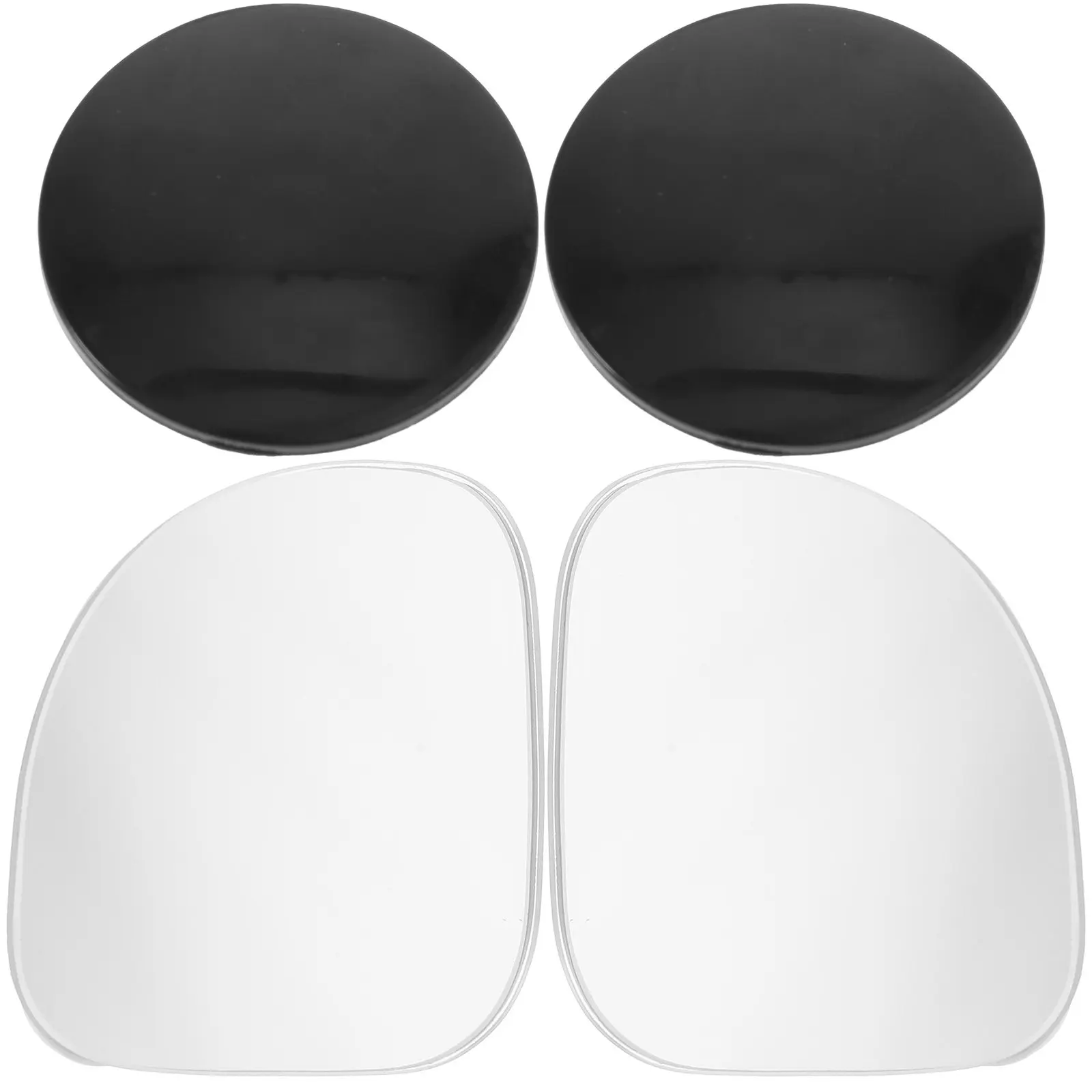 2Pcs Car Blind Spot Mirror Multi-Function Stick-on Rearview Side Mirror Convex Automotive Exterior Accessories Safe Driving