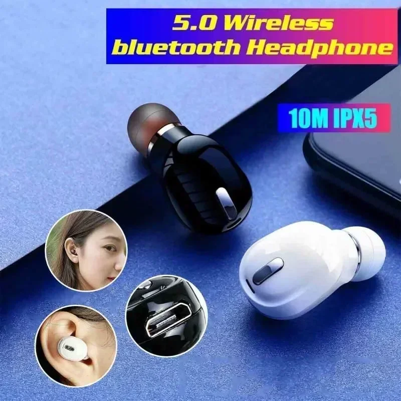 X9 Wireless Earbuds Stereo Sound Headphone Noise Canceling Sleeping Earphone Bluetooth Earphone For Sports Working Travelling