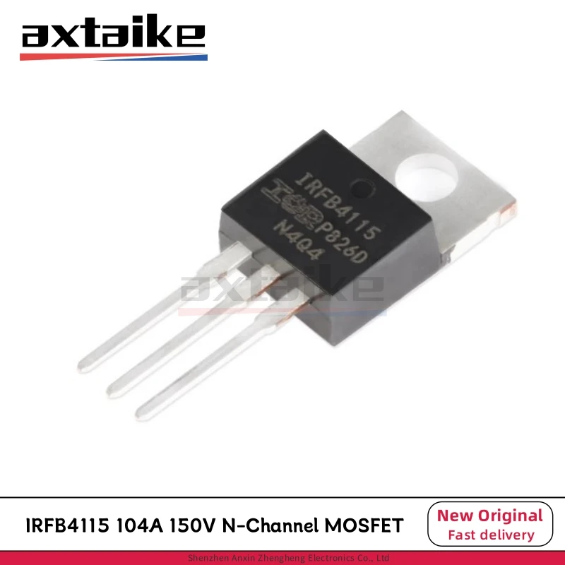 

5PCS IRFB4115 TO-220 IRFB4115PBF 104A 150V 380W N-Channel HEXFET Power MOSFET Transistors