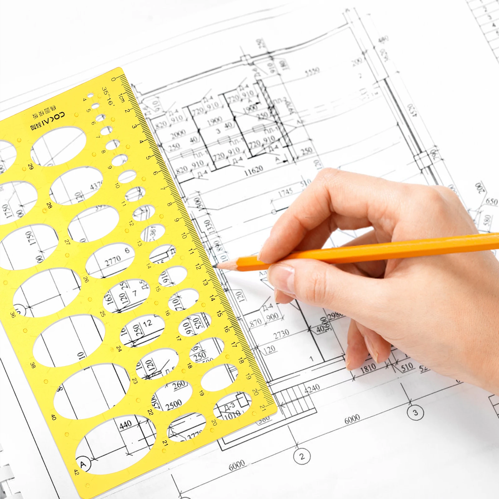 

Curve Board Measurement Tool Drawing Templates Ellipse Rulers Architecture Design School Office Supplies Student Tools