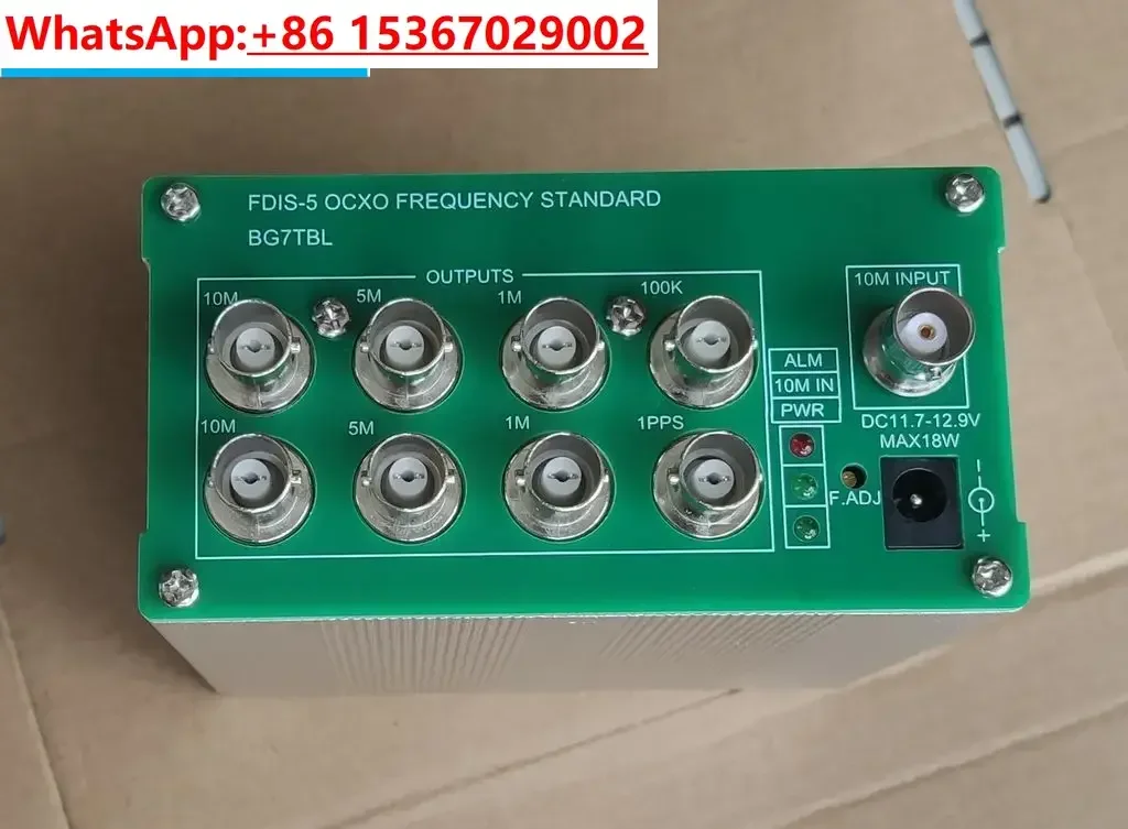 FDIS-5, OCXO frequency reference, 10M, 5M, 1M, 100K, 1PPS constant temperature crystal oscillator BNC/SMA