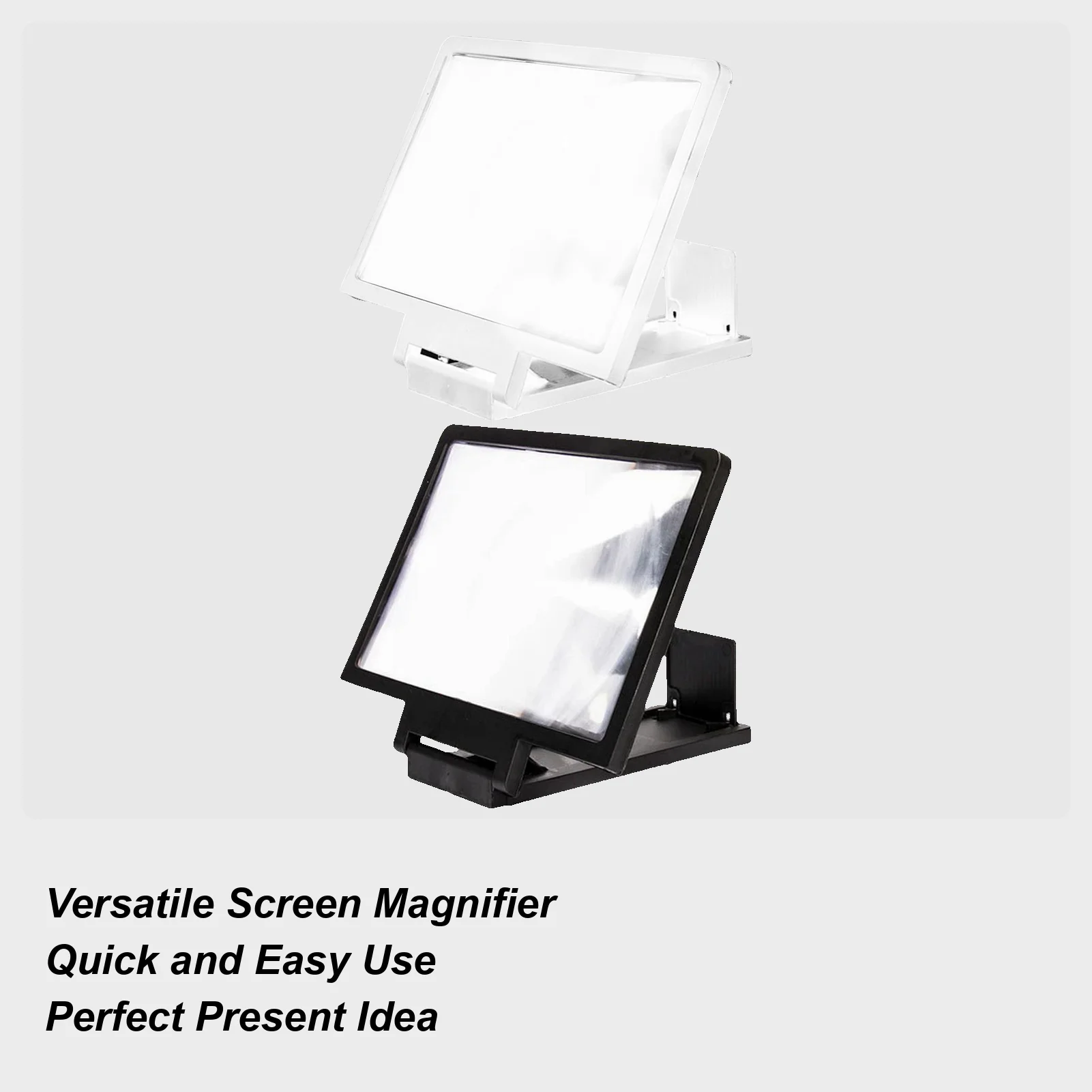 

Усилитель для мобильного экрана, портативная складная подставка с усилителем проекционного экрана, подходит для фильмов, видео, чтения, игр