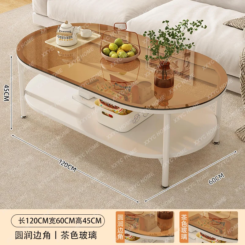 

Storage Modern Coffee Table Vintage Premium Aesthetic Elegant Side Table Luxury Table Pliante Living Room Furniture