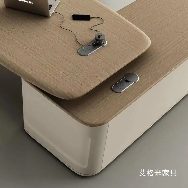 Desk Light Luxury High Sense Modern Minimalist Office Atmosphere Boss Table Minimalist President Desk Large Desk