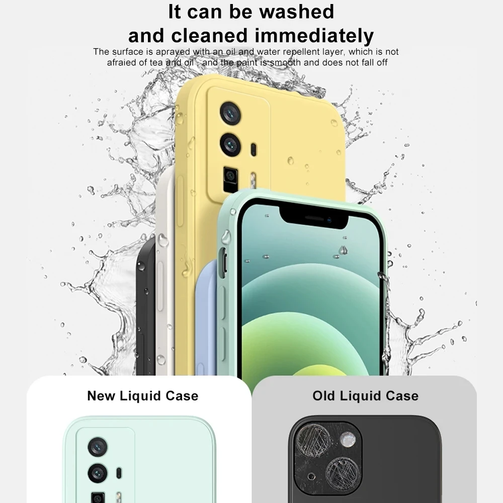 Poco F5 PocoF5 Pro Case Luxury Liquid Silicone Shockproof Phone Case For Xiaomi Poco F5 F 5 Pro F5Pro PocoF5 Pro Back Soft Cover