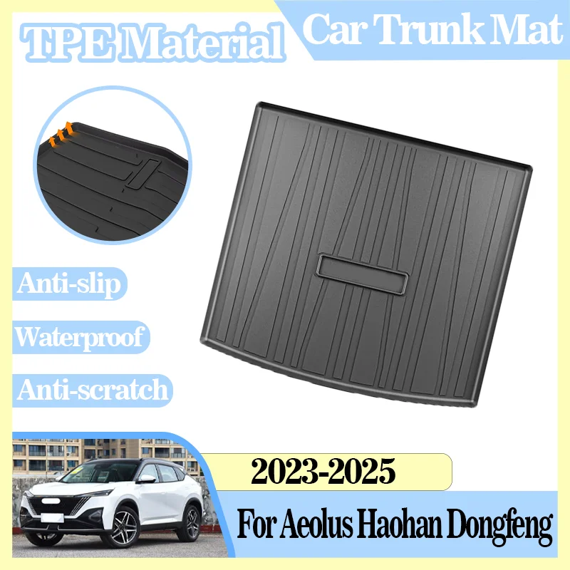 

TPE Material Car Trunk Mat For Aeolus Haohan Dongfeng Mage 2023-2025 Waterproof Rubber Cargo Liner Protector Anti scratch Auto