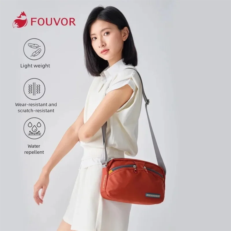 

Fouvor Women's Crossbody Bag 2025 New Lightweight Stain-resistant Commuter Bags Compact Easy-clean Small Shoulder Bags 2587-06