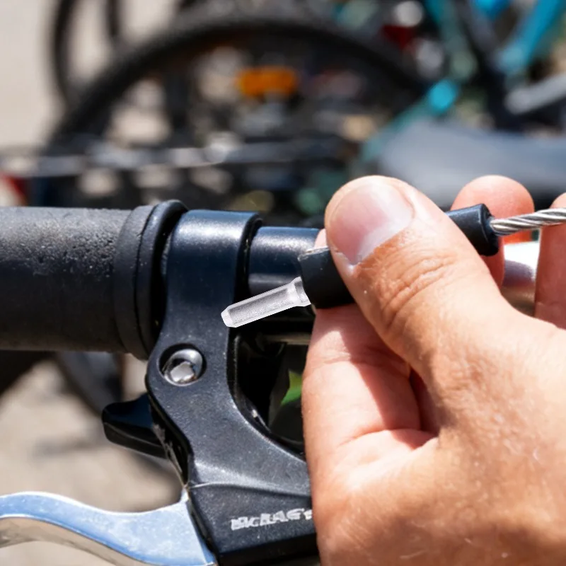 الألومنيوم Derailleur التحول الكابلات نهاية قبعات نصائح العقص ملحقات الدراجة الجبلية دراجة الفرامل التحول كابل نصائح 20-100 قطعة #2