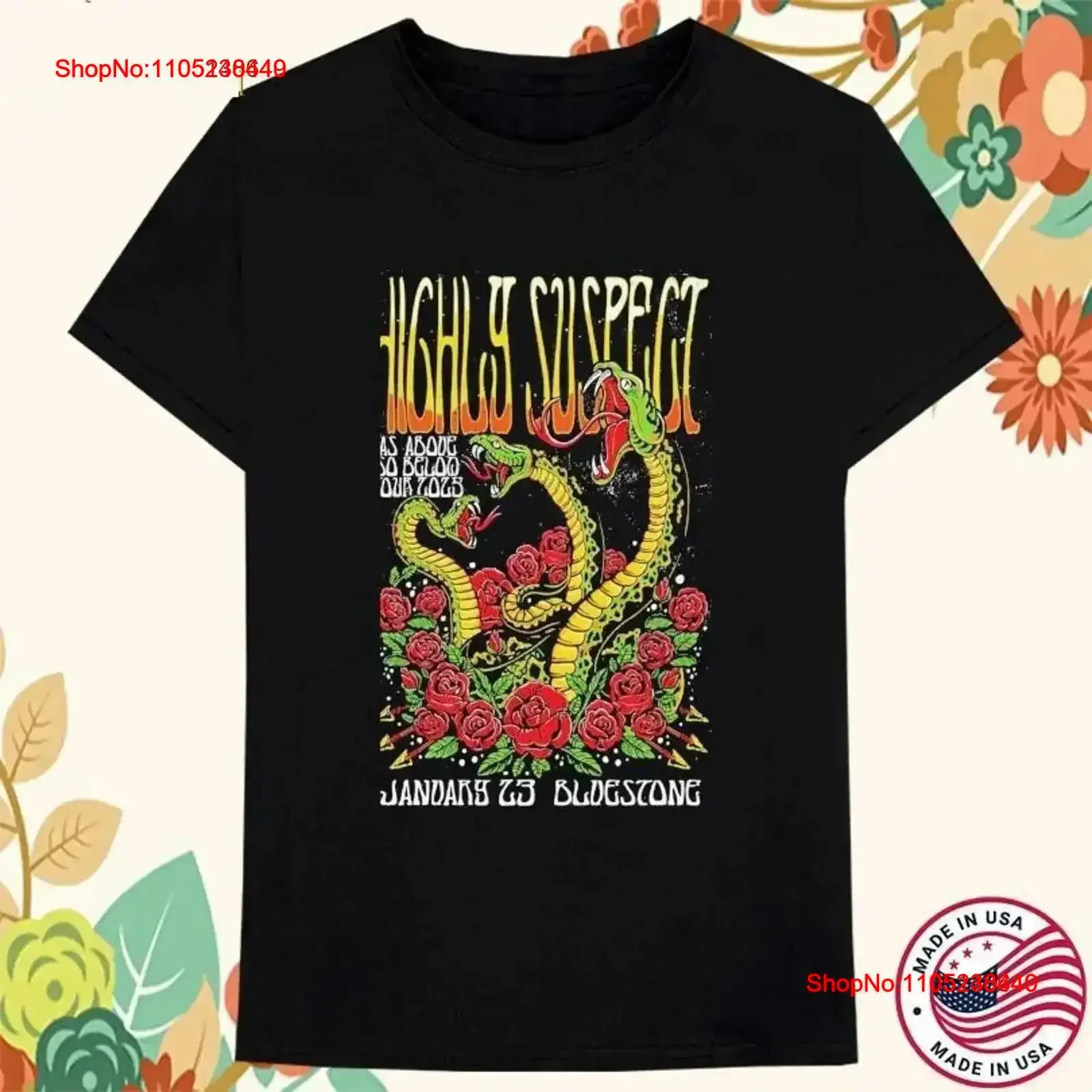 Highly Suspect Columbus OH Jan 23 2025 T Shirt For S 4XL ZL1581 vintage Washed Slightly Comfortable designer clothes fashion