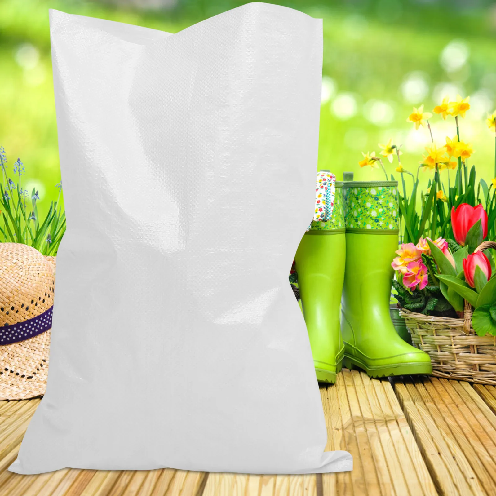 5 個の防水織物バッグ高耐久空の土嚢洪水防止バリア洪水防止用屋外土嚢