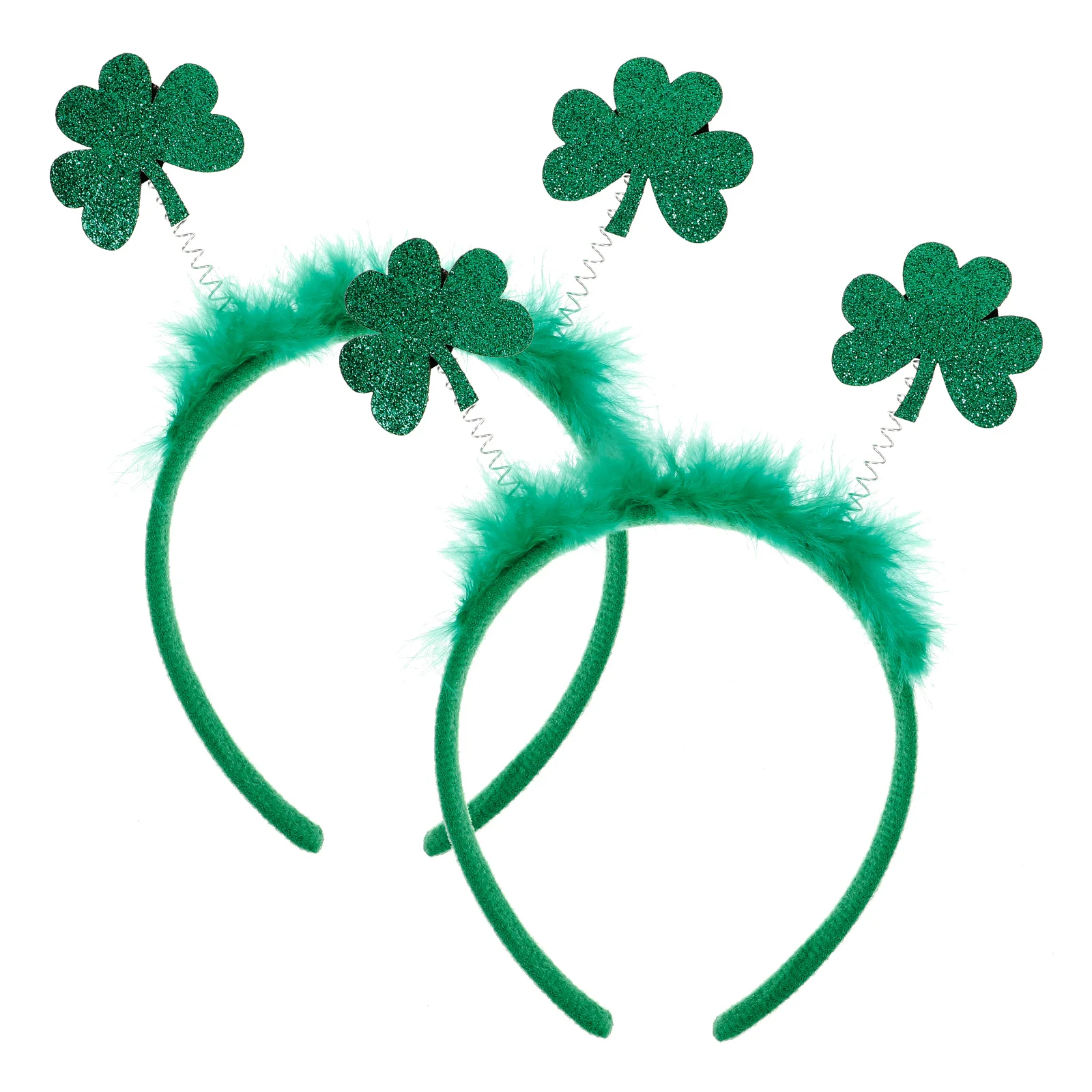 

2 Pcs Irish Festival Headbands Prop Celebration Articles Hair Ribbons The Flowers Greet Accessories Headwear Props Miss