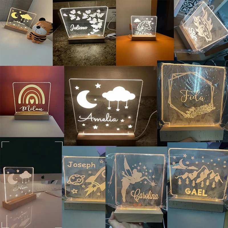 Lampada personalizzata per il psicologo scolastico Luci a LED Regalo per lui Lampada da tavolo notturna 3D personalizzata Regalo di laurea per