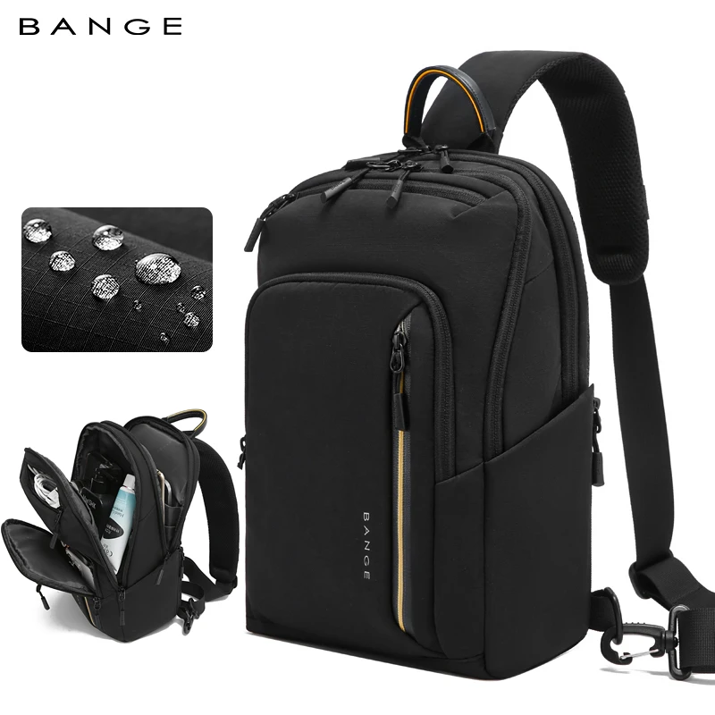 

BANGE New Trending Minimalist Waterproof Crossbody Bag Lightweight Ergonomic Sling Bag for Commuting & Daily Use