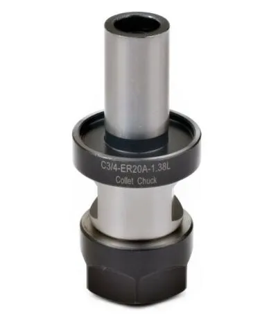 C3/4-ER20A-1.38L extension rod + 1pcs R8 collet 3/4 aperture-M12 rear pull thread