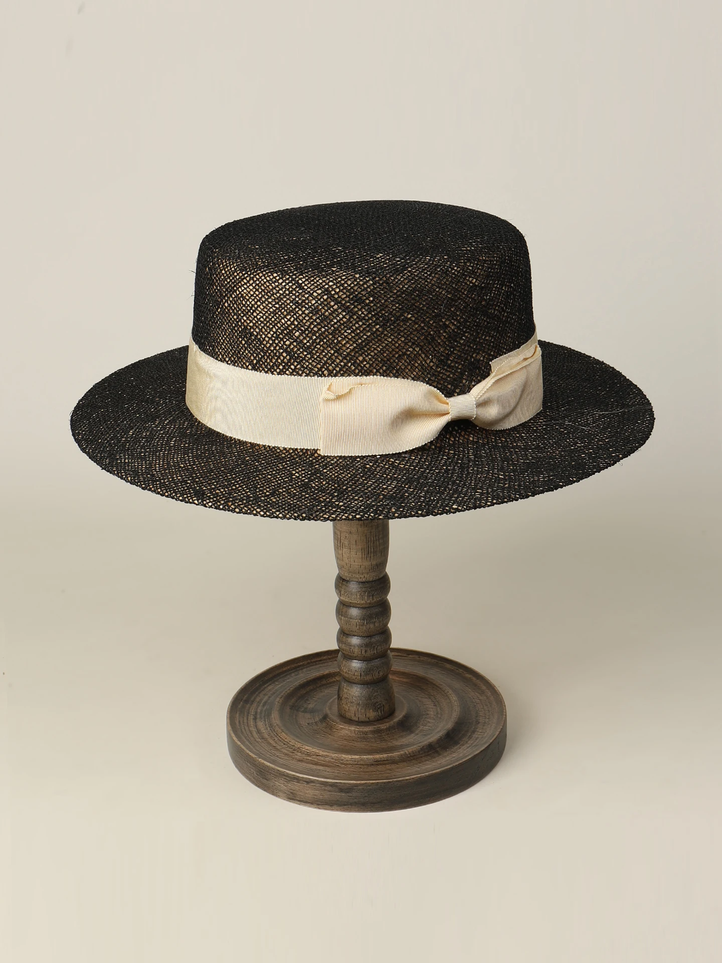 spring-summer-fashionable-straw-hat-with-woven-band-flat-top-sun-hat-for-beach-vacation-outing-elegant-sun-protection-cap