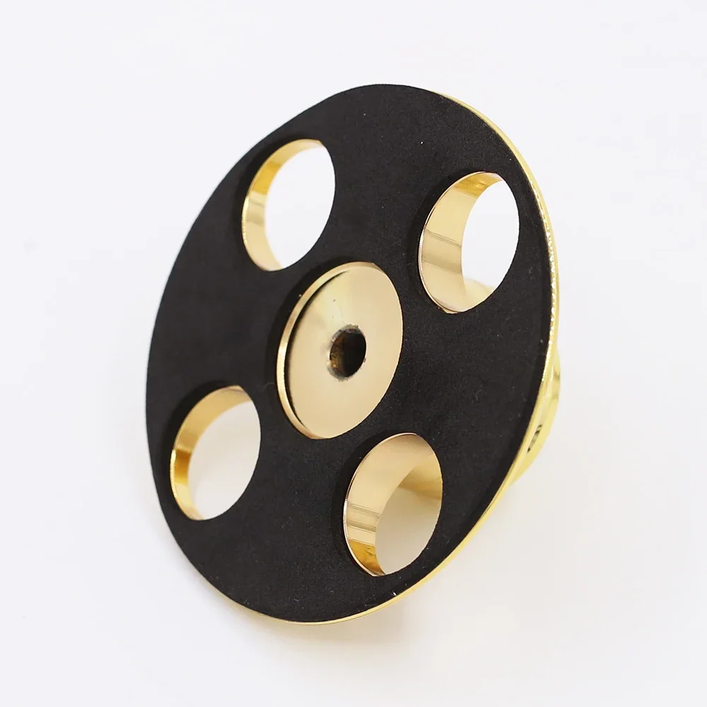 เสียงคุณภาพสูง LP ไวนิล Turntables แผ่นโลหะ Stabilizer เครื่องเล่นน้ําหนัก CLAMP HiFi