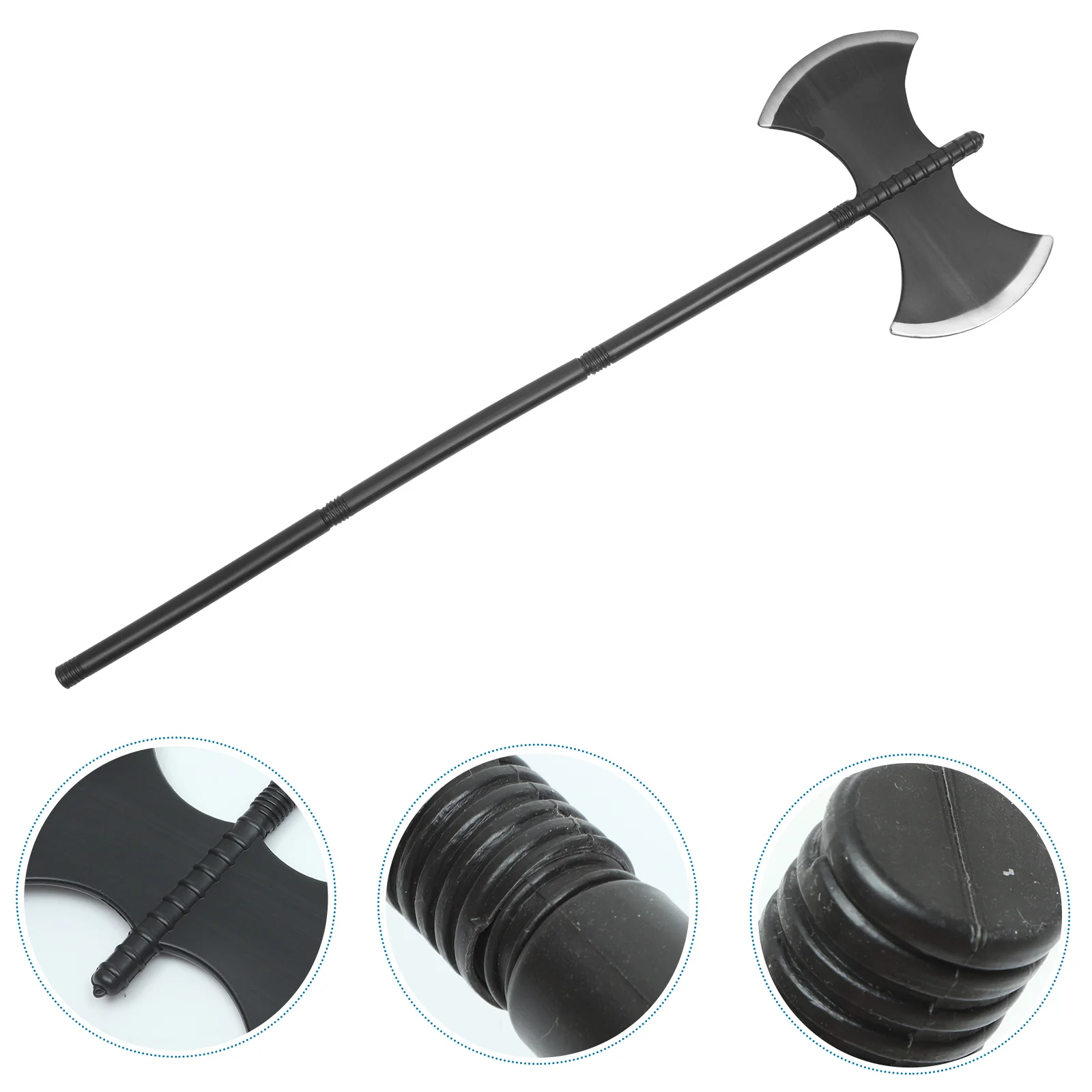 Viking Axe Simulated Double-sided Halloween Costumes Props Plastic for Children