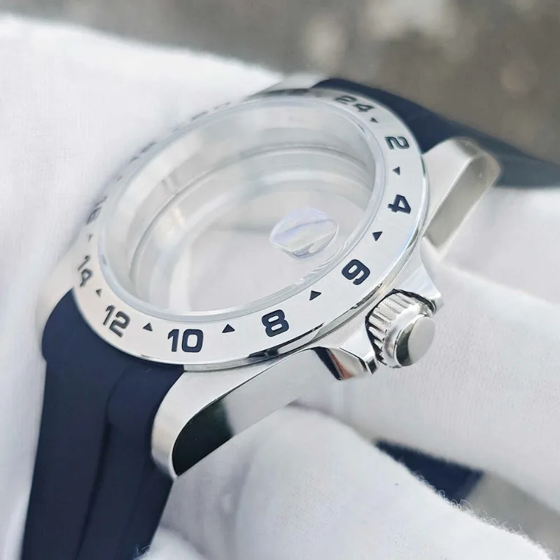 حافظة ساعة EXP ذات طراز قديم 39 ملم مع ياقوت، مناسبة لملحقات ساعة الحركة NH34، NH35، NH36 #2