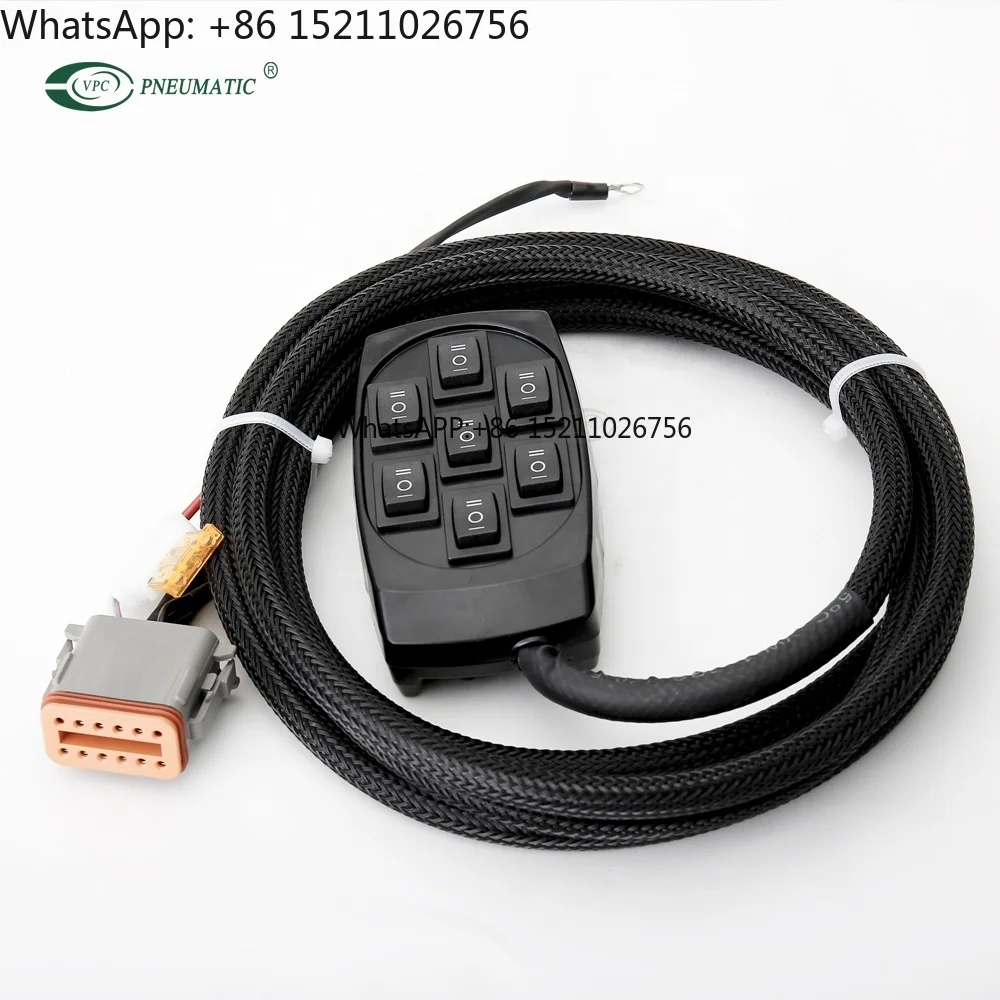 

DC12V 7 Button Air Ride Suspension Manual Controller Switch Replace AVS Controller
