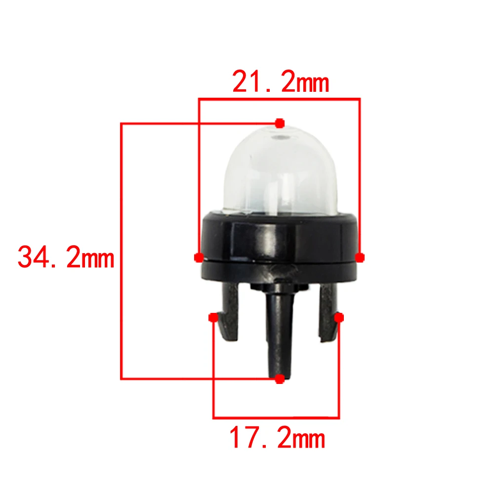 CARPRIE Carburetor Parts 2PCS 5PCS 10PCS Petrol Strimmer Primer Fuel Bulb Pump for Stihl/McCulloch Ryobi/HUSQVARNA Primer Bulbs