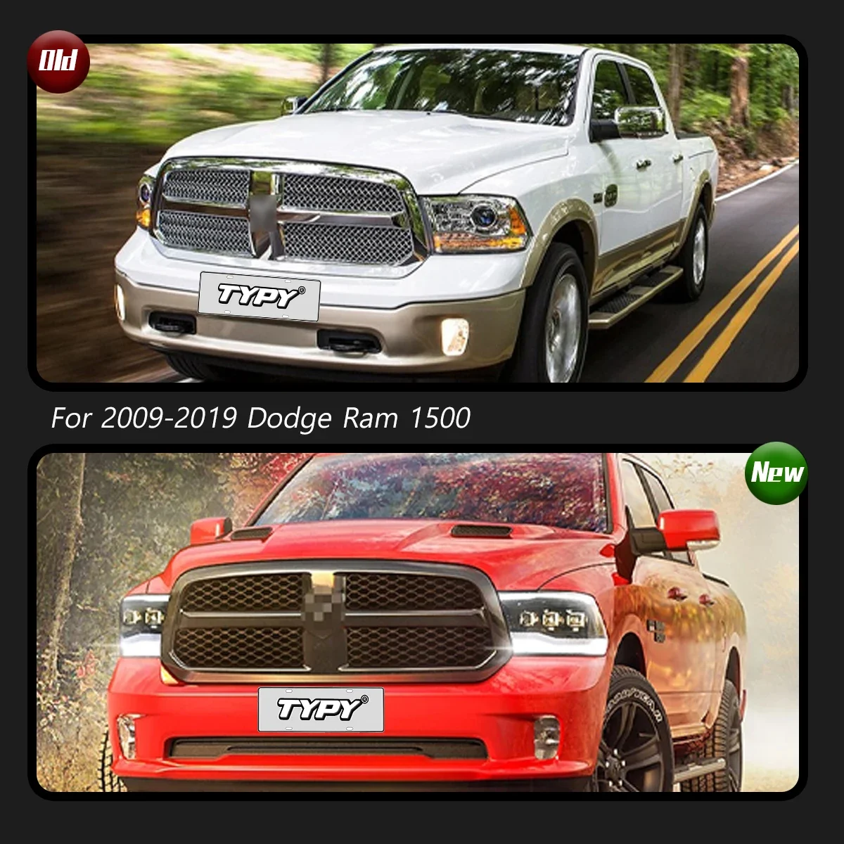 

Светодиодные фары в сборе для Dodge Ram 1500 2009-2019, автомобильные светодиодные фары, фары DRL, дневные ходовые огни, указатель поворота, 1 комплект
