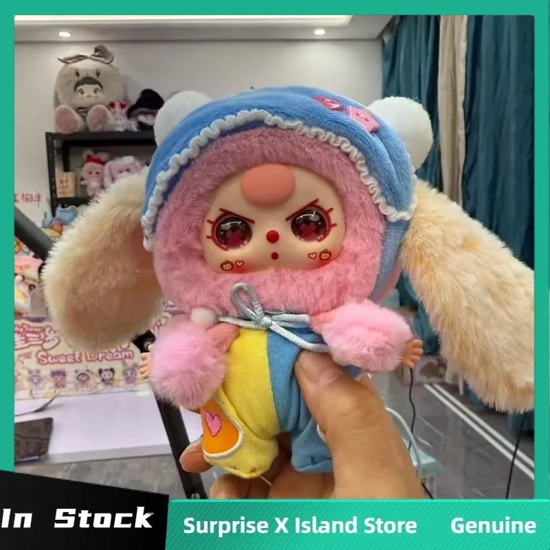 

Genuine Baby Three Sweet Dream 100% Blind Box Baby Three Figurine Ornaments Cute Vinyl Plush Bag Pendant Mystery Box Trendy Toys