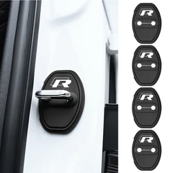 2/4Pcs Car Door Lock Anti-collision Silicone Cover for Volkswagen VW Golf 6 7 MK4 TSI TDI Magotan B5 B6 B7 GTD Touareg Passat