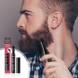 Sevich-pluma de llenado de barba para hombre, potenciador de polvo de barba, colorante, herramientas de modelado, impermeable, negro, marrón, cosmético, 2g