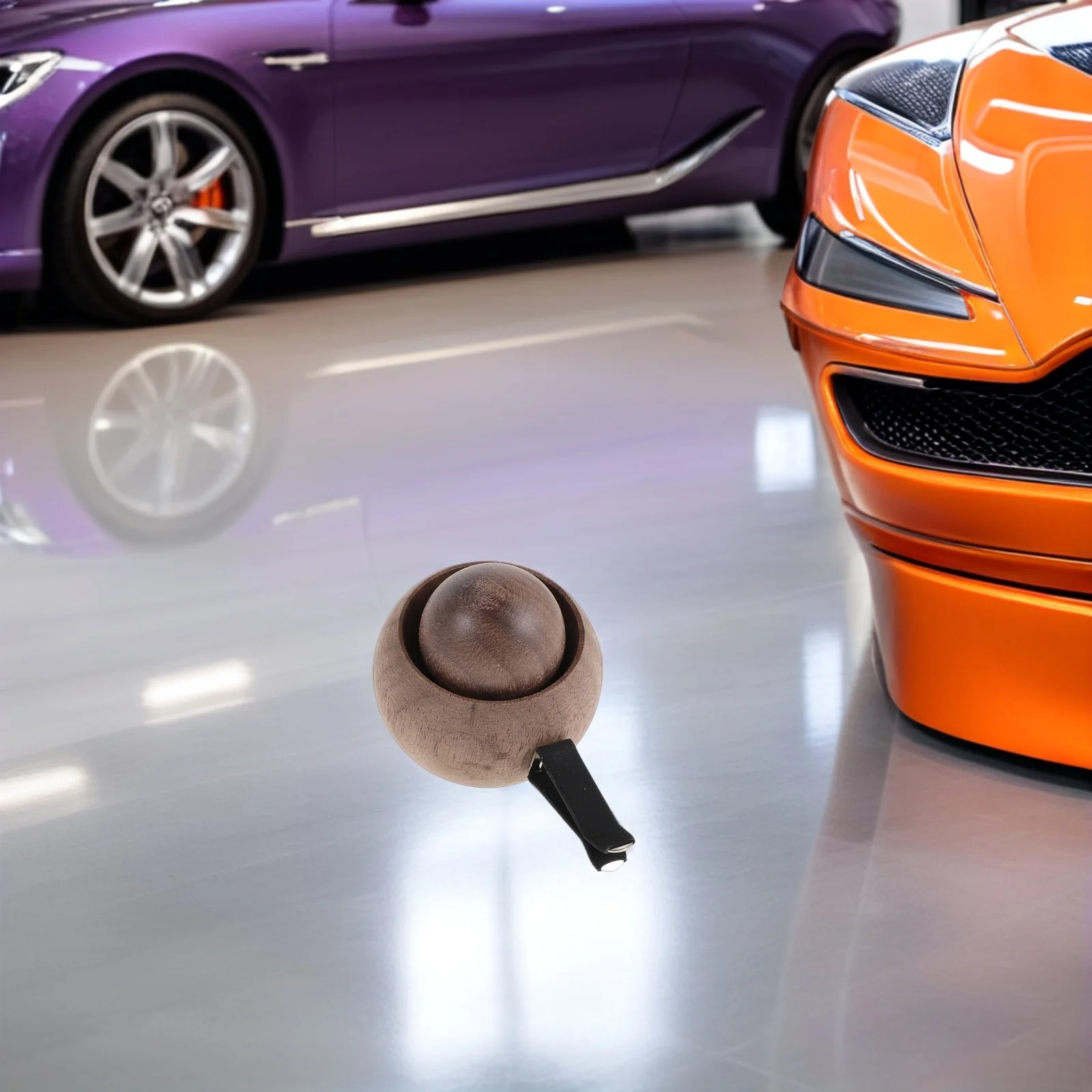 

2pcs Car Air Freshener Diffuser Black Walnut Vent Clip For Car Interior Decor Essential Oil Aromatherapy Wood Scent Beads