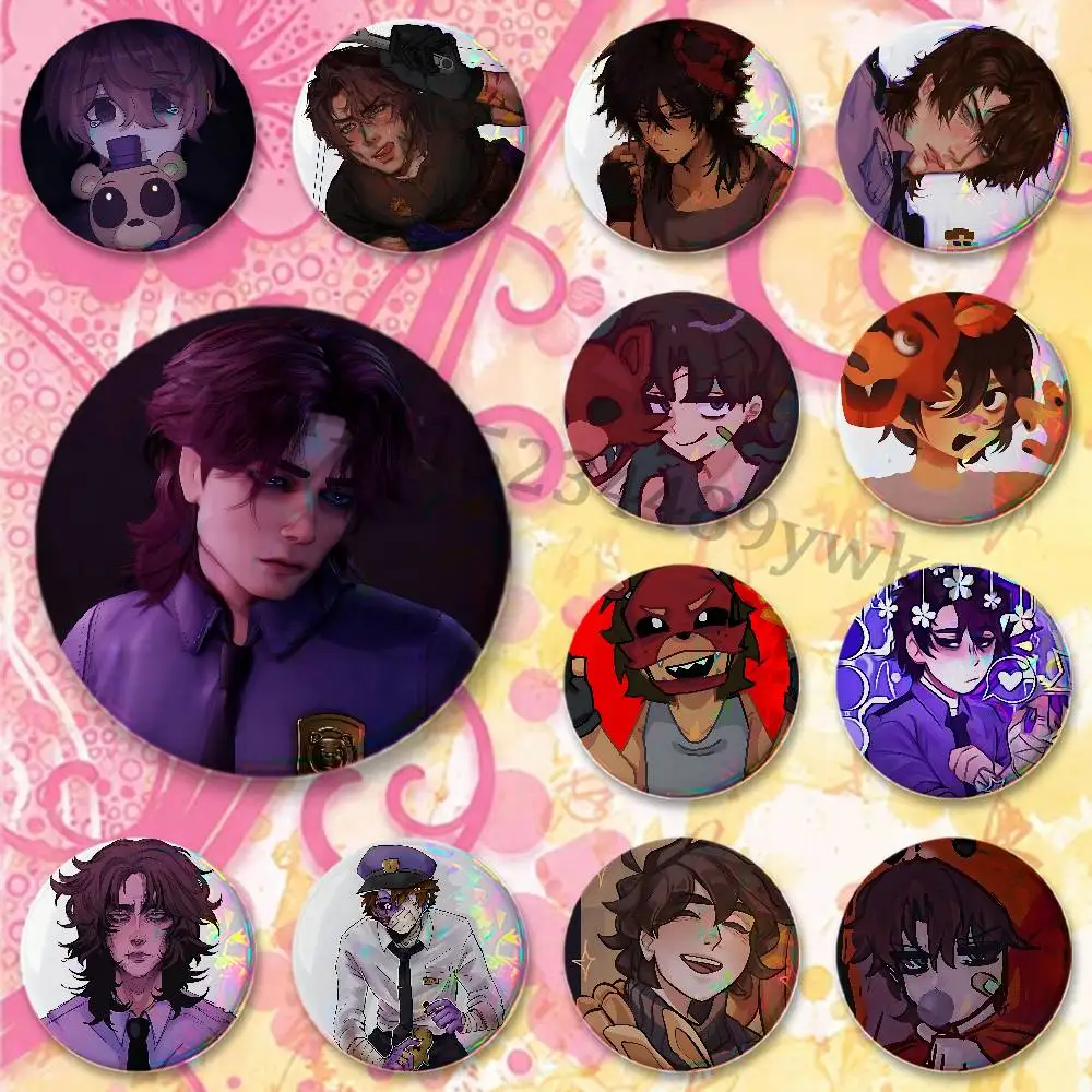 M-Michael A-Afton Artist Alley Fan-made Merch Custom Badges 75mm 44mm 25mm 32mm 58mm Collect Gifts Large