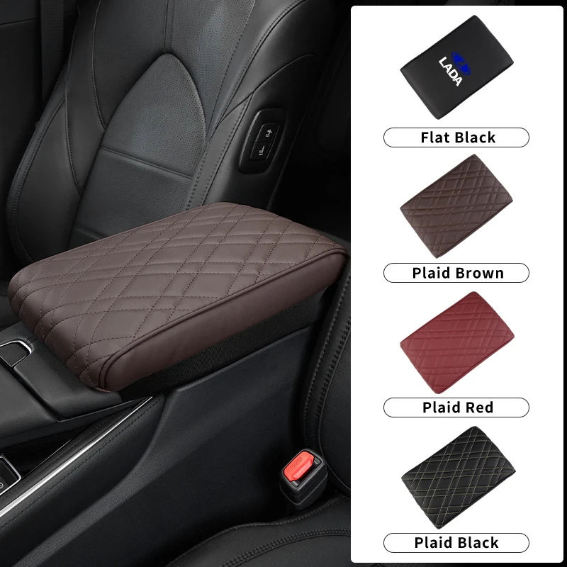 Car Central Armrest Cushion Box Mat Nonslip Protective Cover Pad Accessories For Lada 2110 2114 Largus 2112 110 2105 2107 2106 view 3